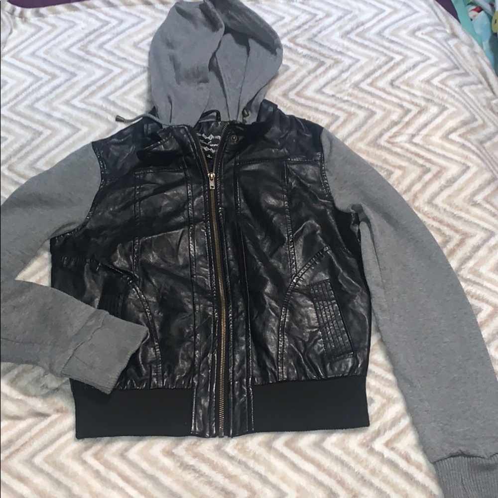 Black and grey jacket